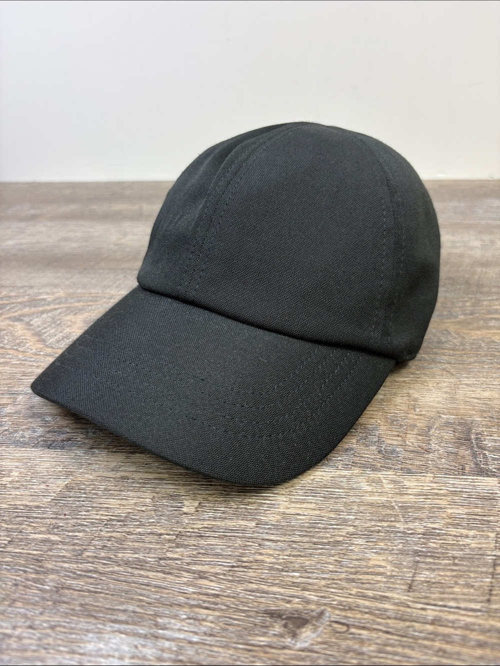 Madewell Black Baseball Cap Leather Strap One Size